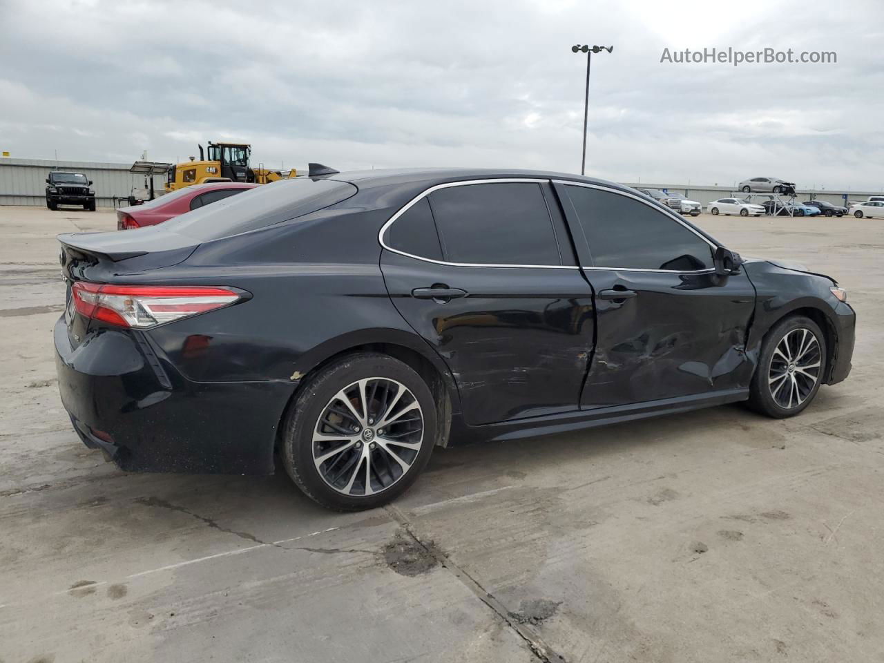 2019 Toyota Camry L Black vin: 4T1B11HKXKU258955