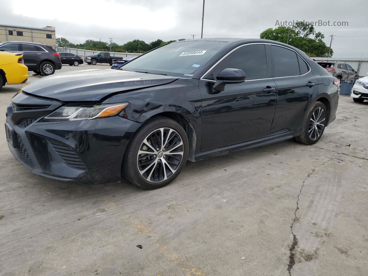 2019 Toyota Camry L Black vin: 4T1B11HKXKU258955