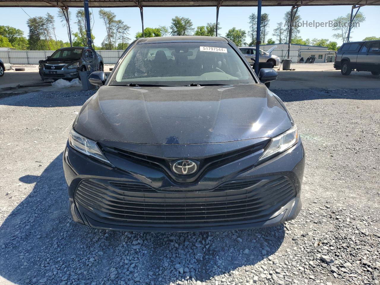 2019 Toyota Camry L Blue vin: 4T1B11HKXKU269938