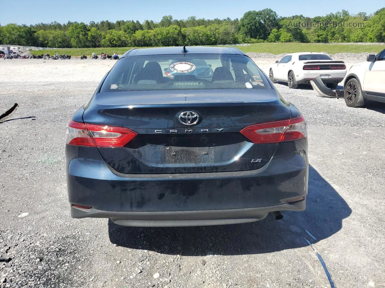 2019 Toyota Camry L Blue vin: 4T1B11HKXKU269938