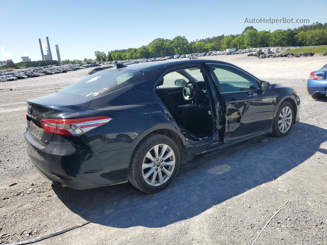 2019 Toyota Camry L Blue vin: 4T1B11HKXKU269938