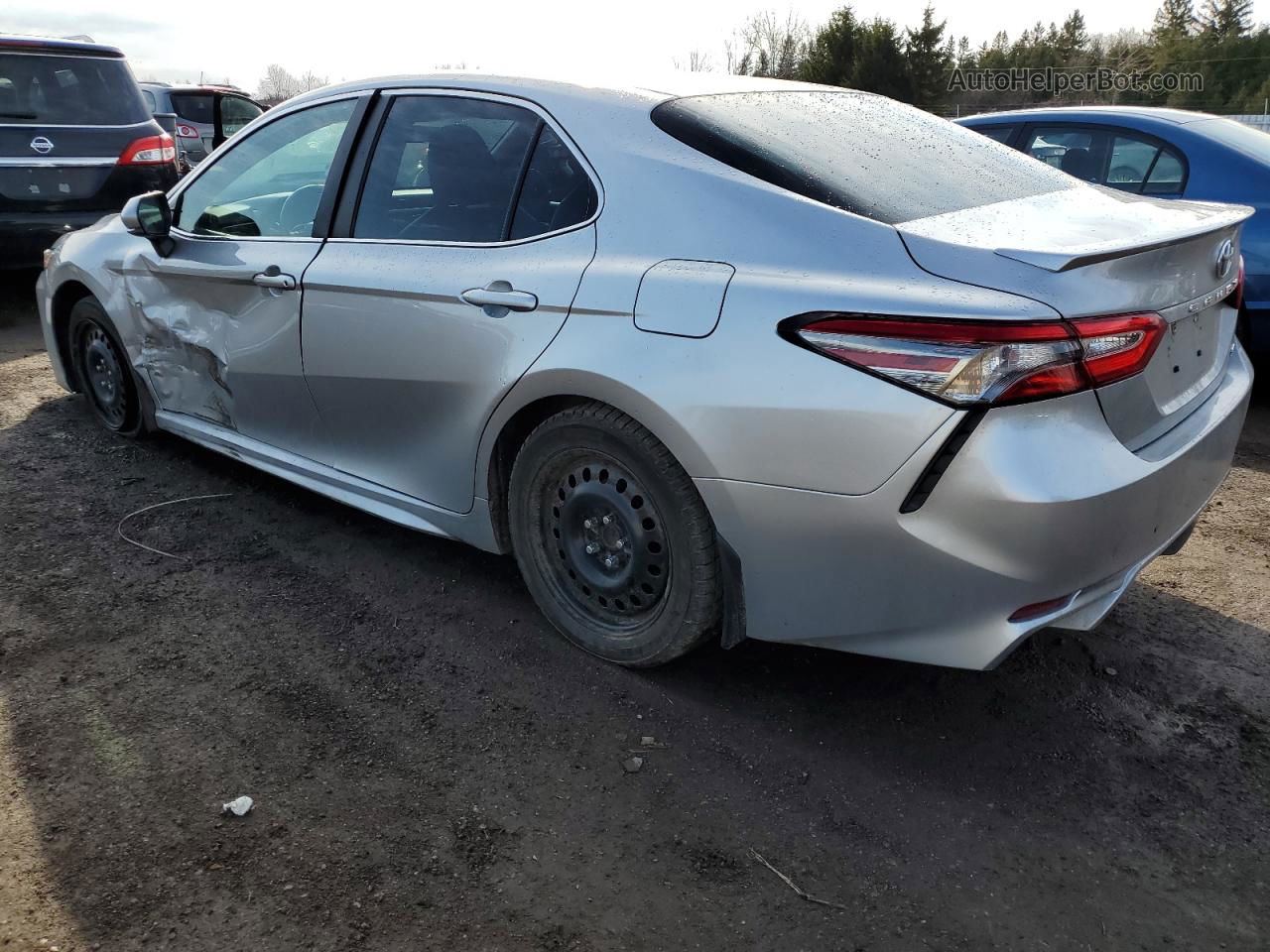 2019 Toyota Camry L Silver vin: 4T1B11HKXKU282575