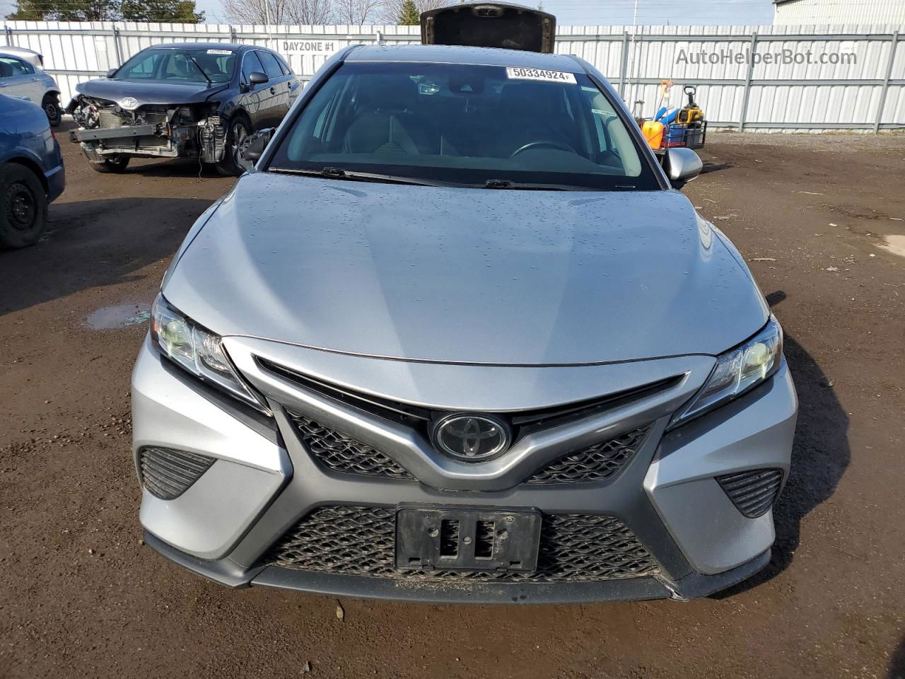 2019 Toyota Camry L Silver vin: 4T1B11HKXKU282575