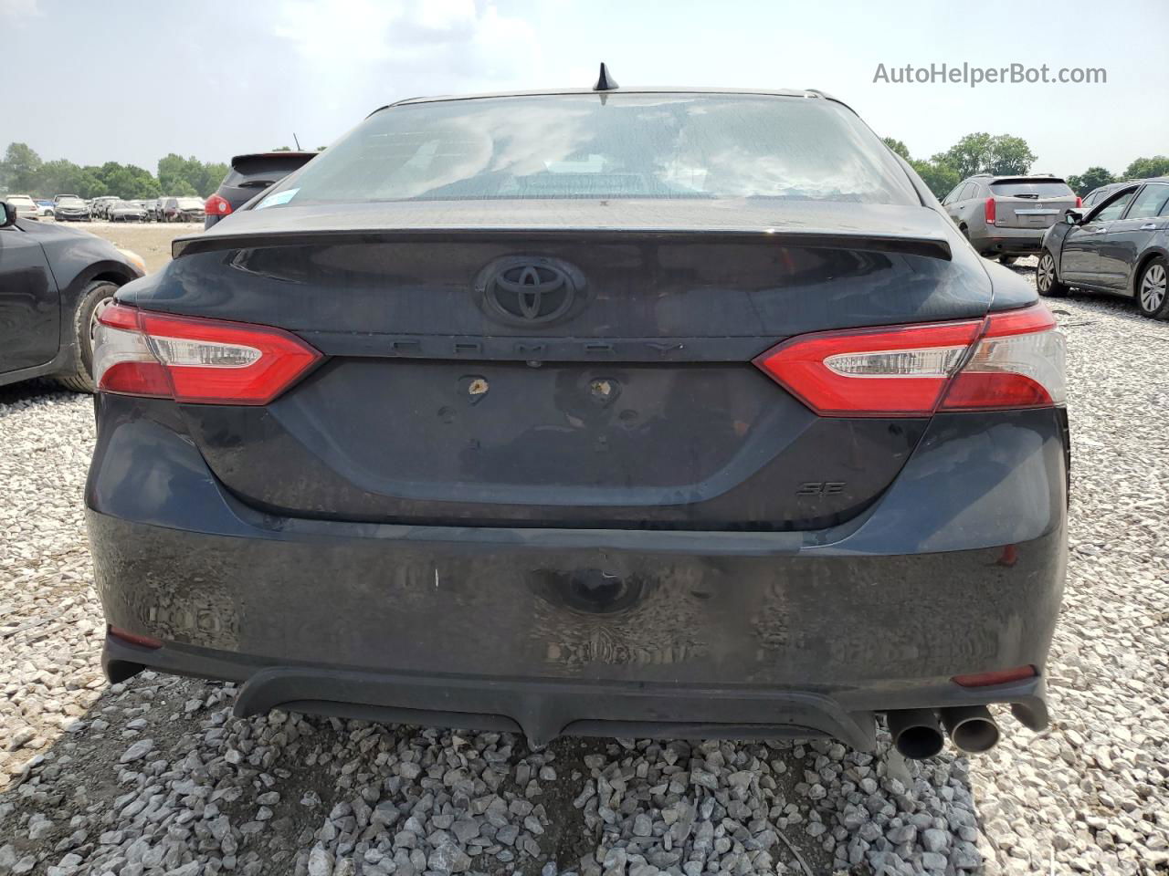 2019 Toyota Camry L Черный vin: 4T1B11HKXKU286321