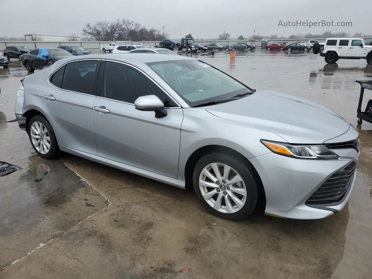 2019 Toyota Camry L Silver vin: 4T1B11HKXKU291504