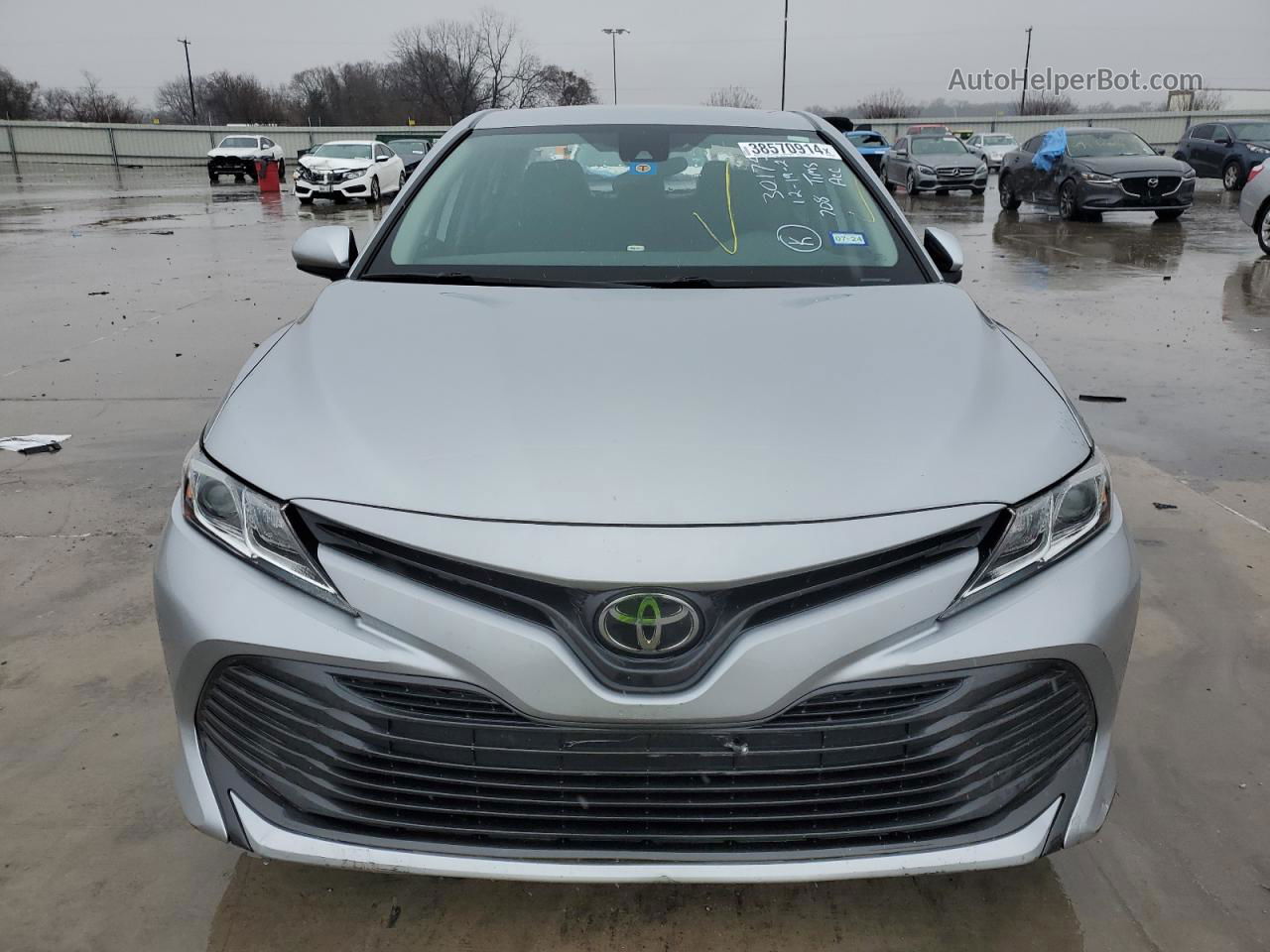 2019 Toyota Camry L Silver vin: 4T1B11HKXKU291504