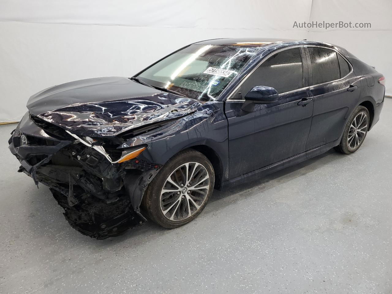 2019 Toyota Camry L Black vin: 4T1B11HKXKU694527