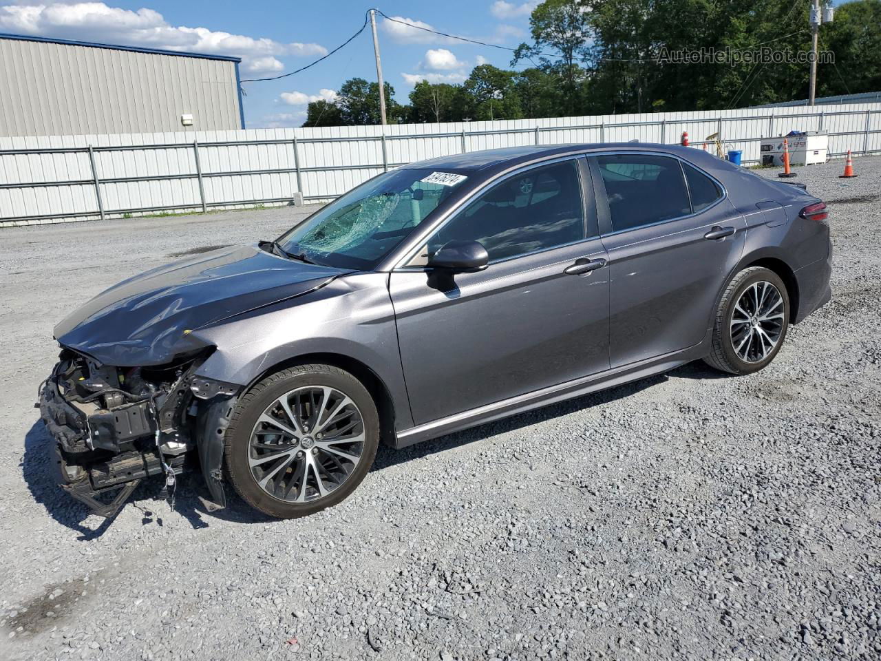 2019 Toyota Camry L Gray vin: 4T1B11HKXKU706112