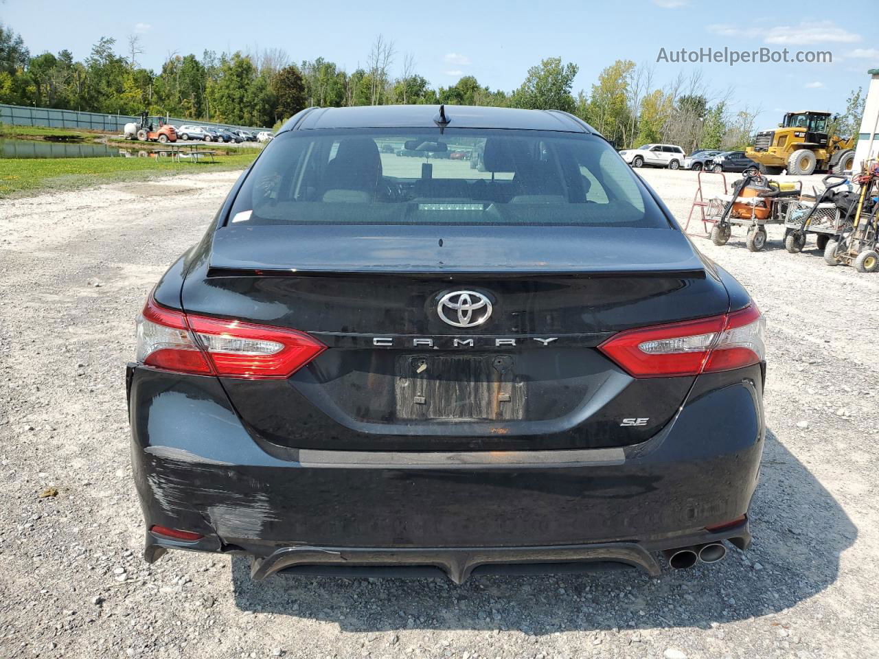 2019 Toyota Camry L Черный vin: 4T1B11HKXKU732788