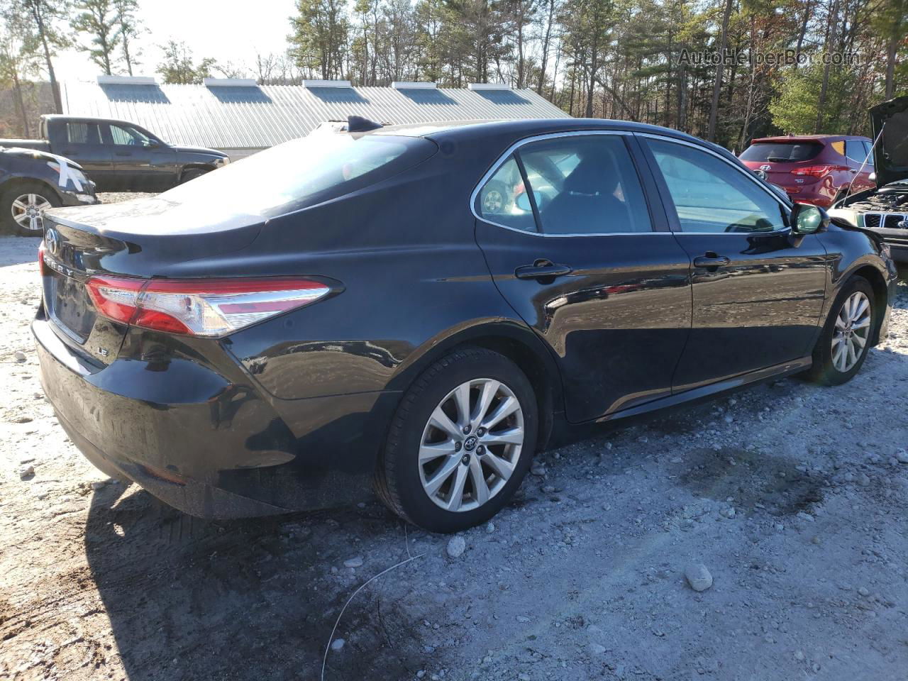 2019 Toyota Camry L Black vin: 4T1B11HKXKU755021