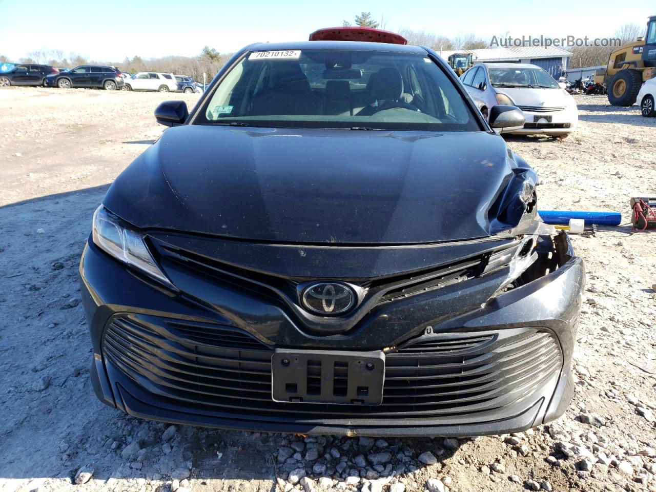 2019 Toyota Camry L Black vin: 4T1B11HKXKU755021