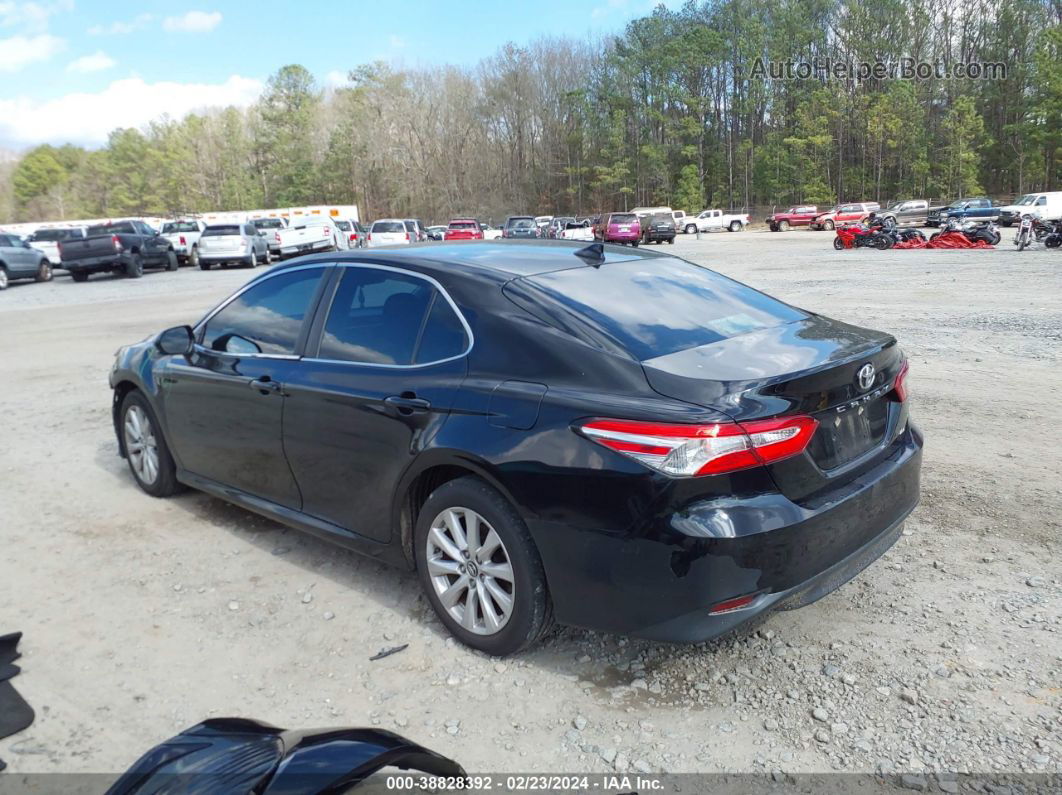 2019 Toyota Camry Le Черный vin: 4T1B11HKXKU774961