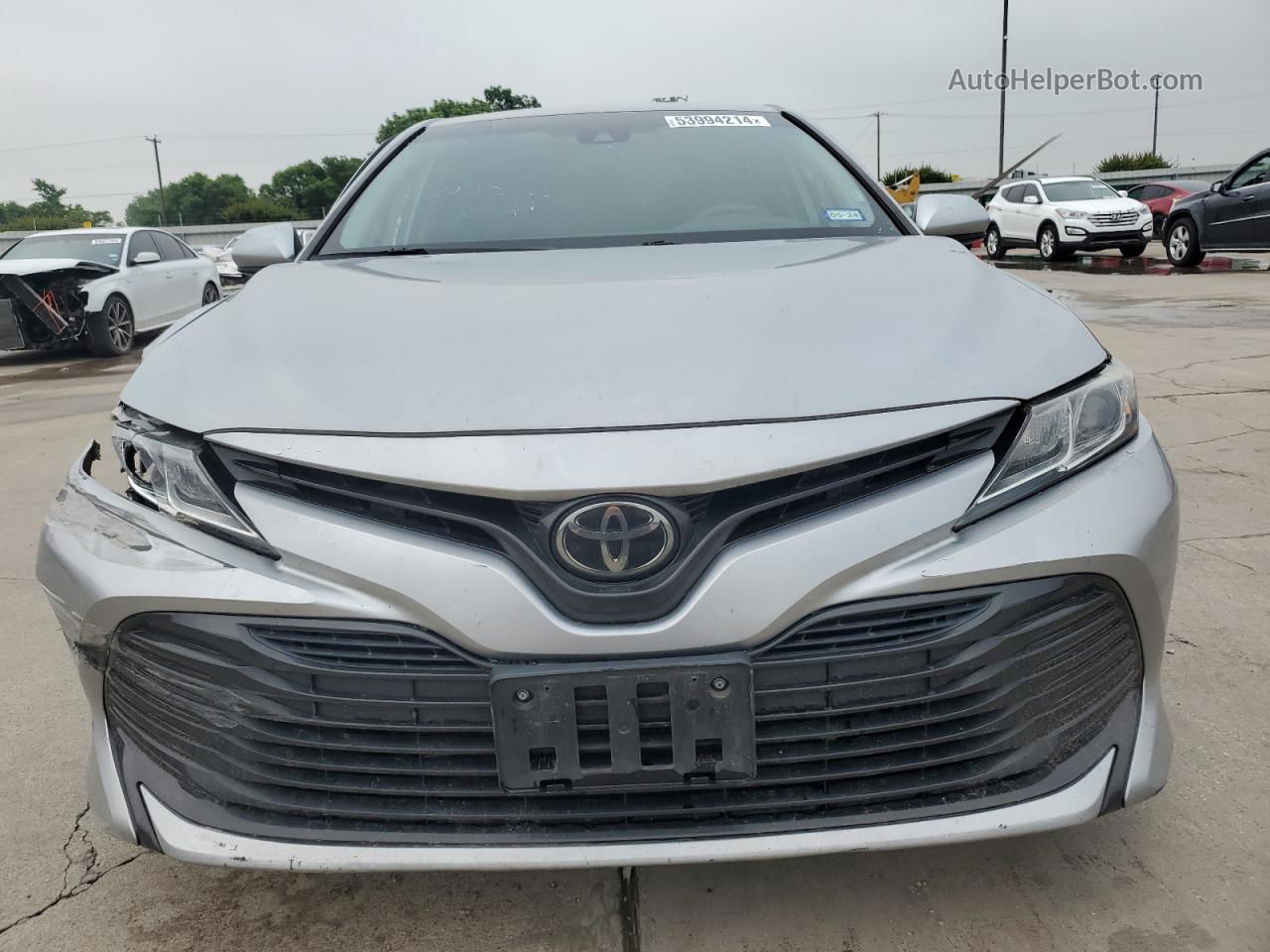 2019 Toyota Camry L Silver vin: 4T1B11HKXKU789234