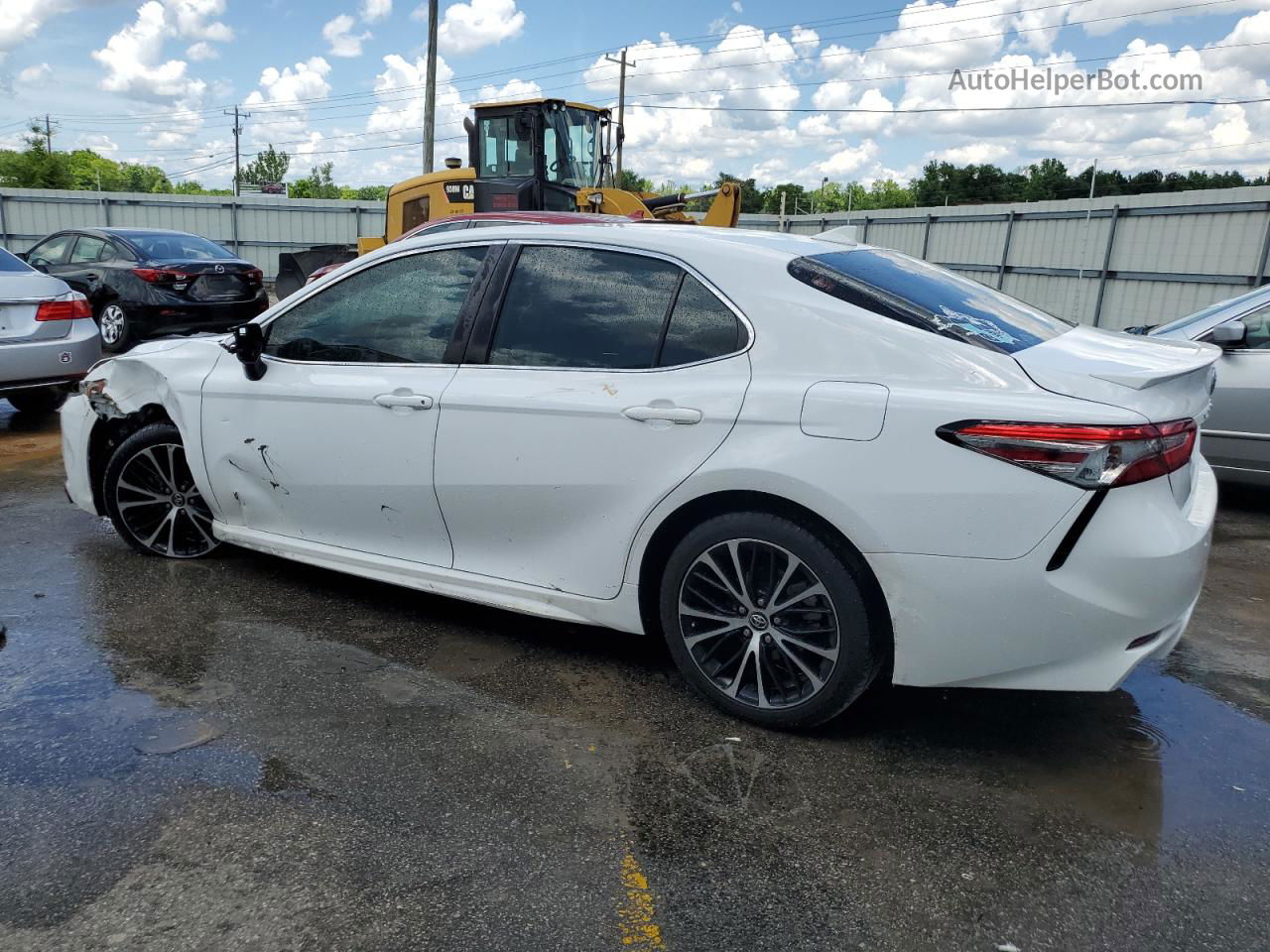 2019 Toyota Camry L White vin: 4T1B11HKXKU793462