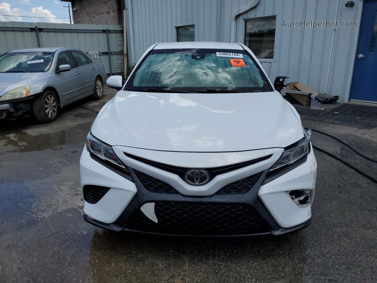 2019 Toyota Camry L Белый vin: 4T1B11HKXKU793462