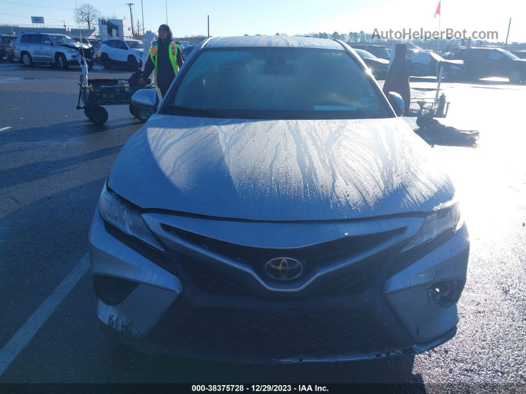 2019 Toyota Camry Se Silver vin: 4T1B11HKXKU802810