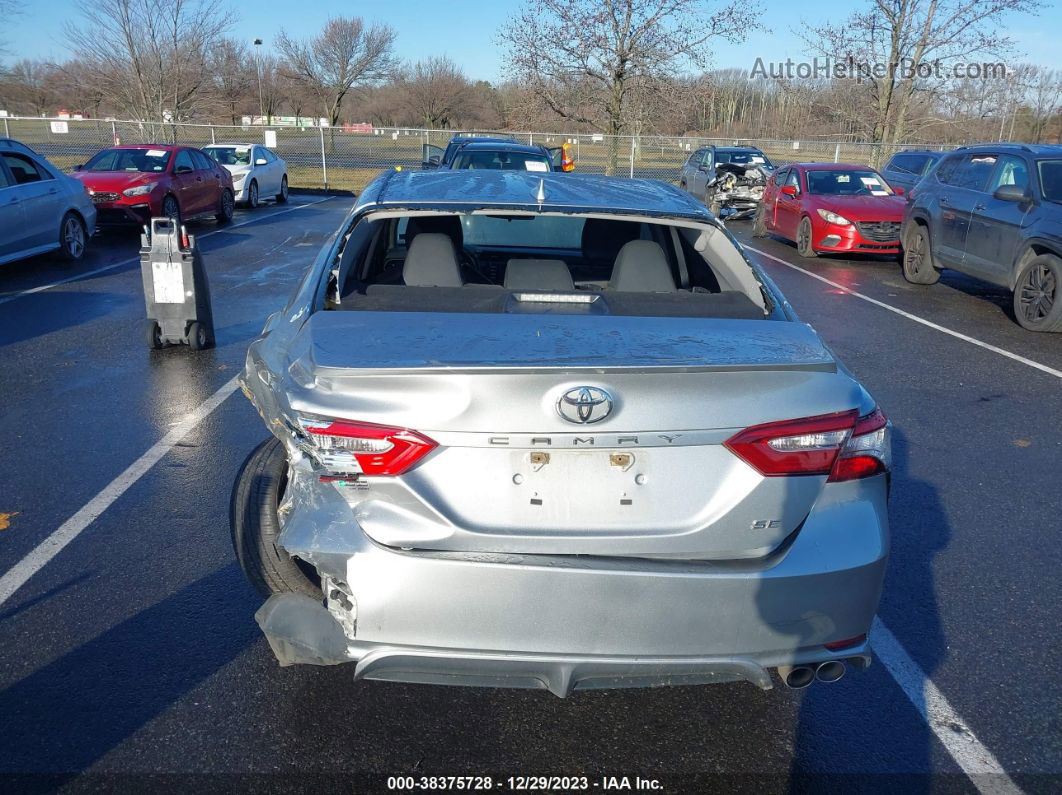 2019 Toyota Camry Se Silver vin: 4T1B11HKXKU802810