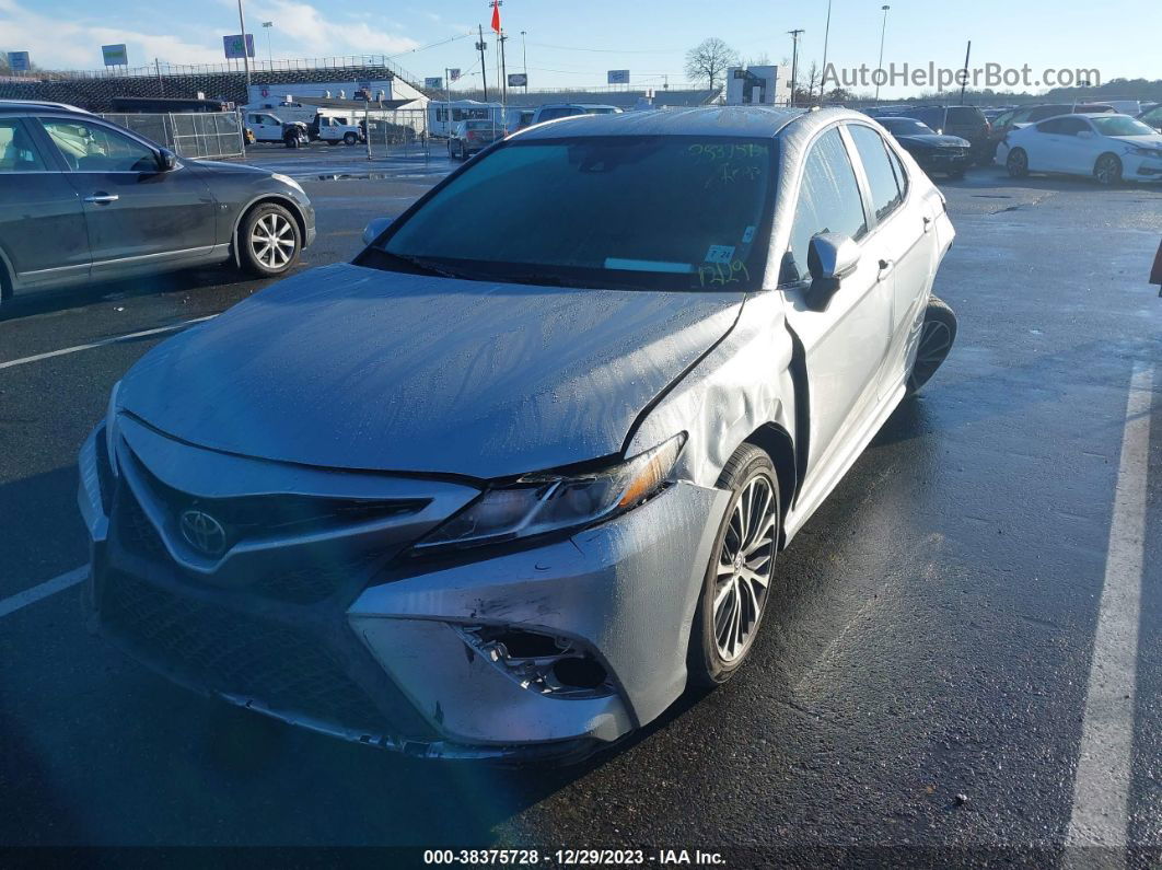 2019 Toyota Camry Se Silver vin: 4T1B11HKXKU802810