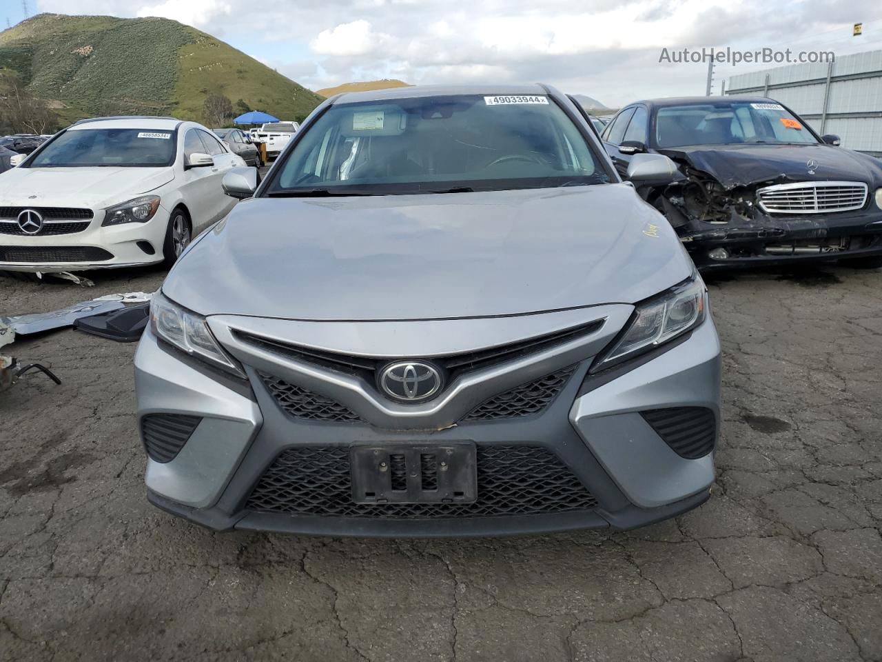 2019 Toyota Camry L Silver vin: 4T1B11HKXKU816481