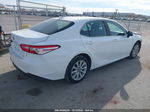 2019 Toyota Camry Le White vin: 4T1B11HKXKU818599