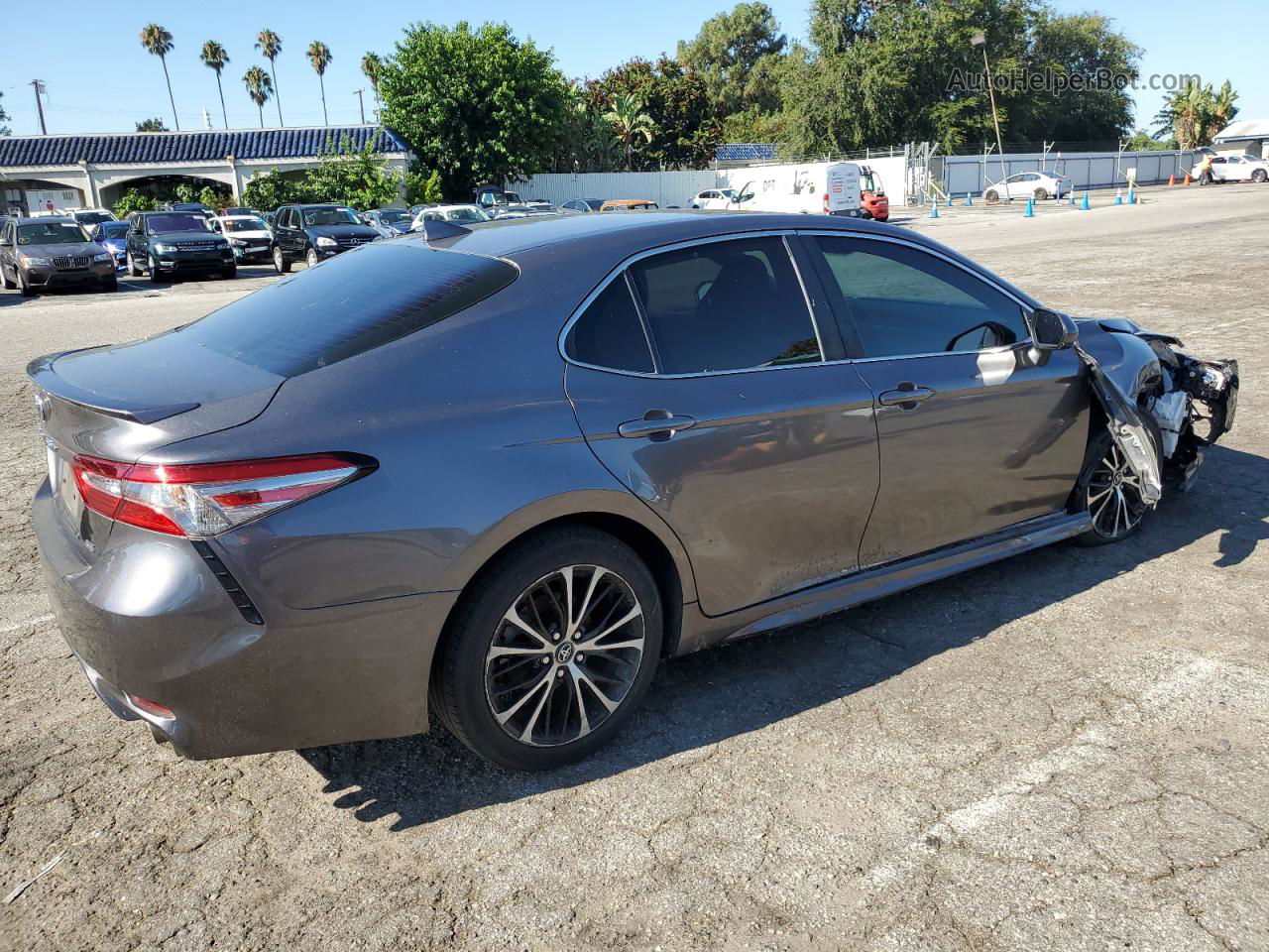 2019 Toyota Camry L Gray vin: 4T1B11HKXKU840800