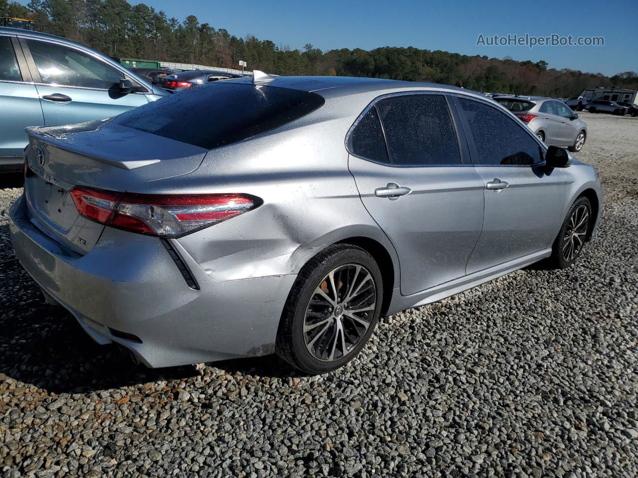 2019 Toyota Camry L Gray vin: 4T1B11HKXKU844233