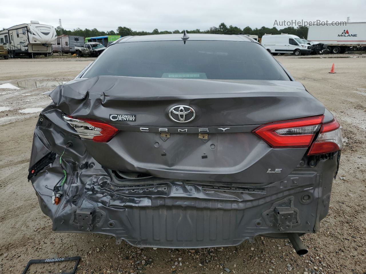 2019 Toyota Camry L Gray vin: 4T1B11HKXKU855507