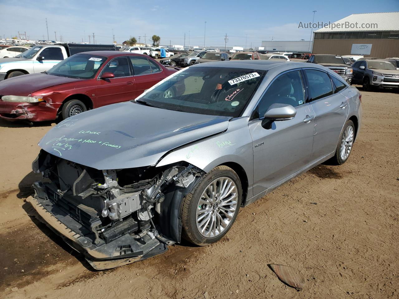 2019 Toyota Avalon Xle Silver vin: 4T1B21FB3KU006237