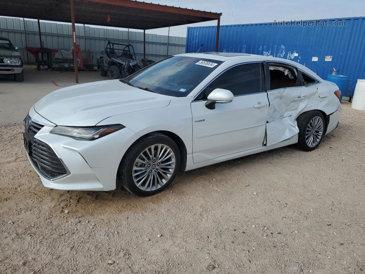 2019 Toyota Avalon Xle Белый vin: 4T1B21FB3KU010398