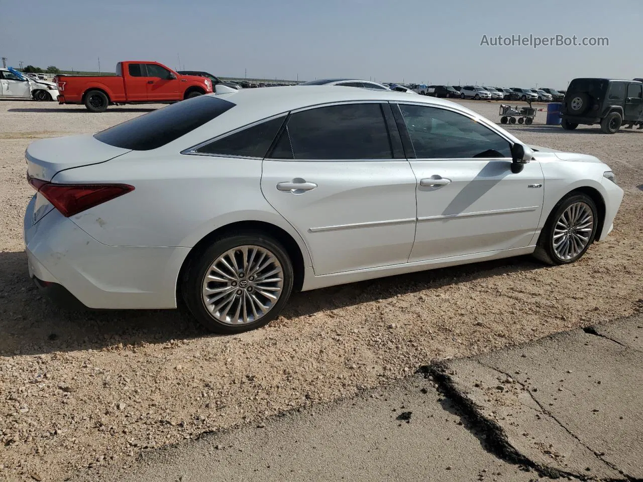 2019 Toyota Avalon Xle White vin: 4T1B21FB3KU010398