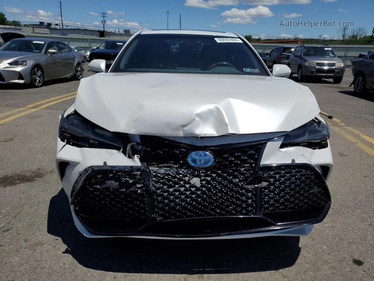 2019 Toyota Avalon Xle White vin: 4T1B21FB3KU010501