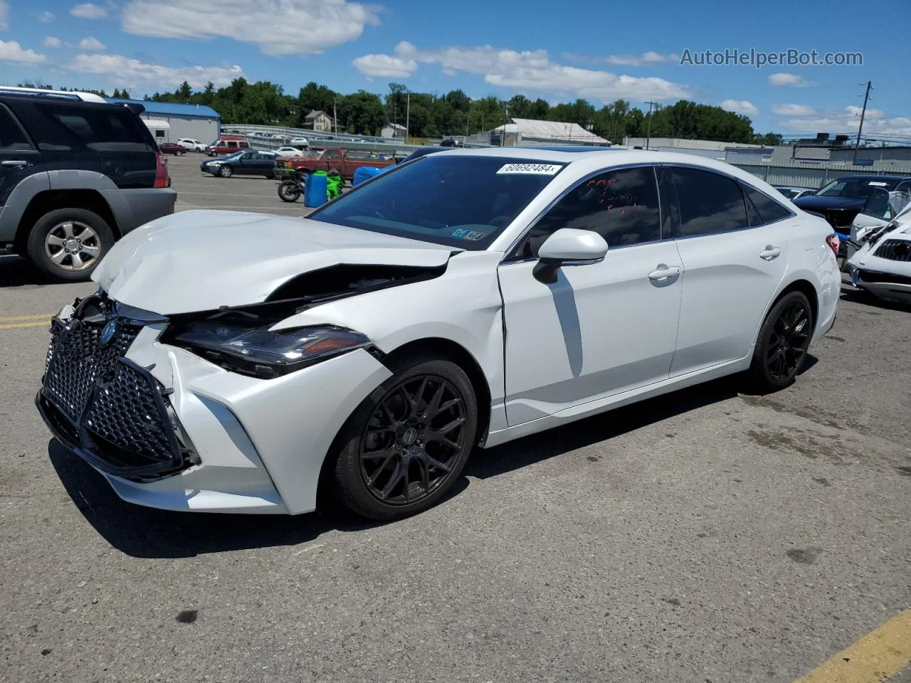 2019 Toyota Avalon Xle White vin: 4T1B21FB3KU010501