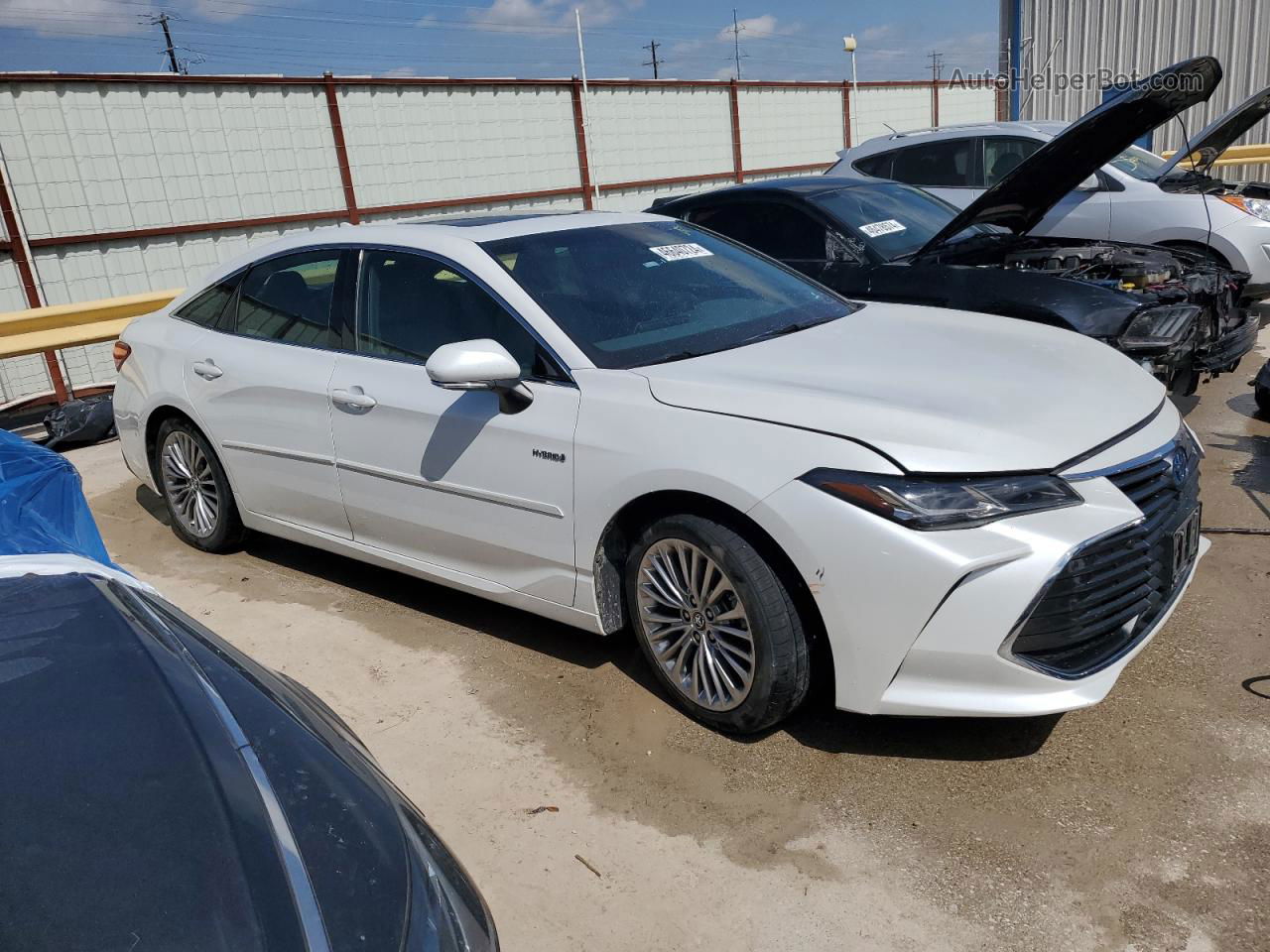 2019 Toyota Avalon Xle White vin: 4T1B21FB5KU010435