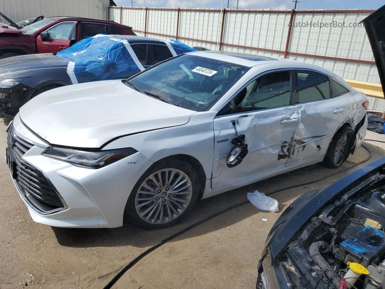 2019 Toyota Avalon Xle White vin: 4T1B21FB5KU010435