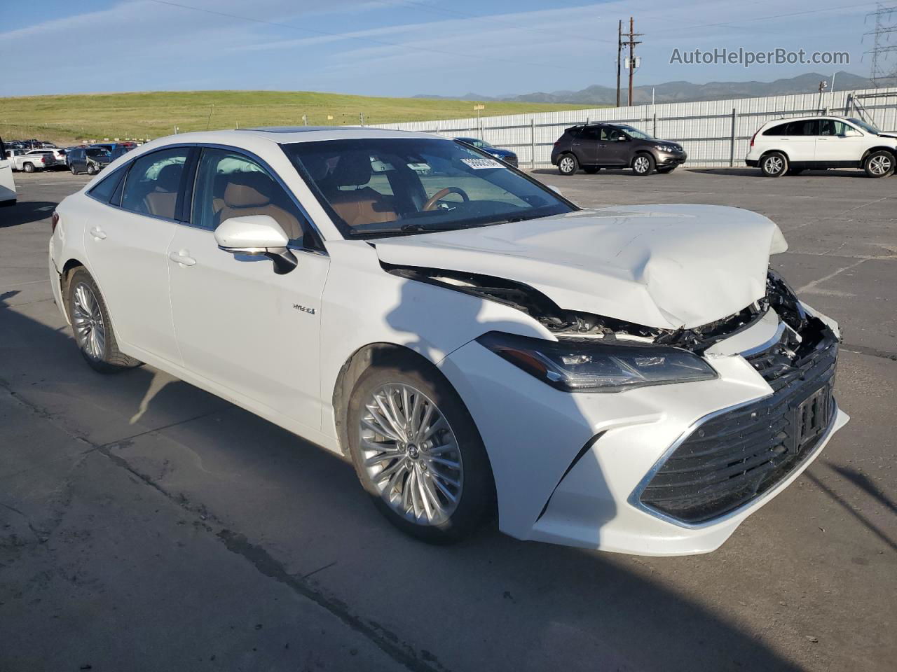 2019 Toyota Avalon Xle White vin: 4T1B21FB5KU010550