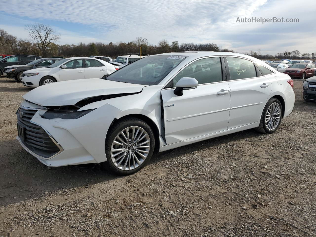 2019 Toyota Avalon Xle Белый vin: 4T1B21FB6KU011500