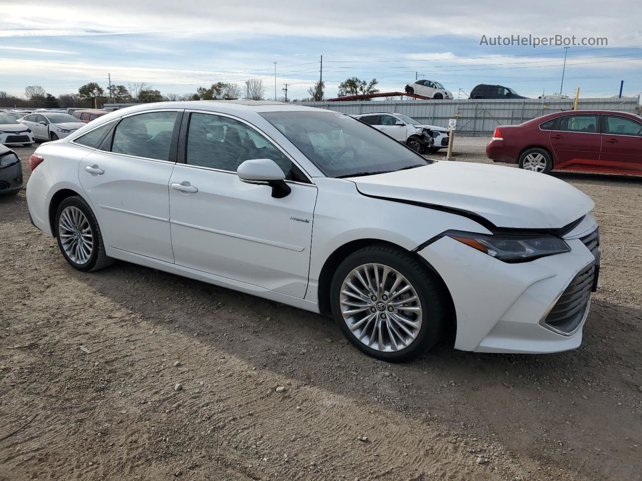 2019 Toyota Avalon Xle White vin: 4T1B21FB6KU011500