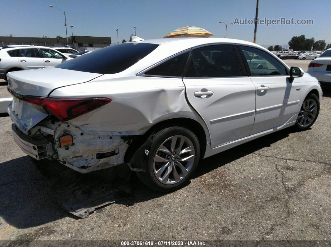 2019 Toyota Avalon Hybrid Xle White vin: 4T1B21FB7KU002983