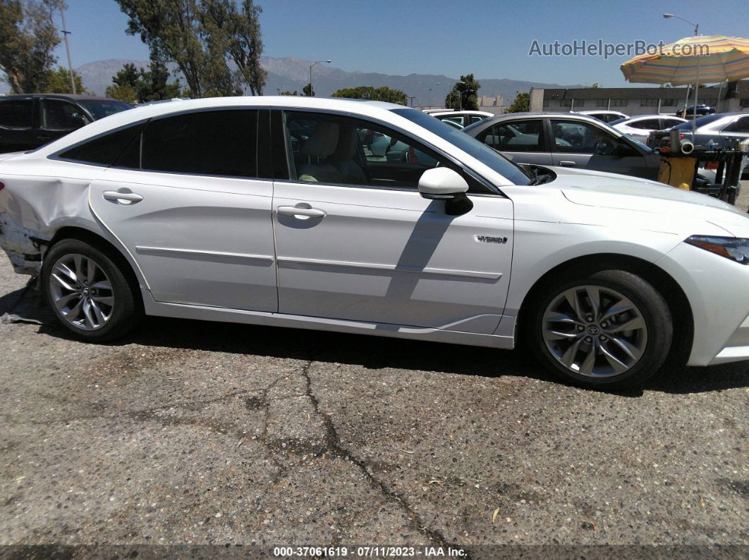 2019 Toyota Avalon Hybrid Xle White vin: 4T1B21FB7KU002983