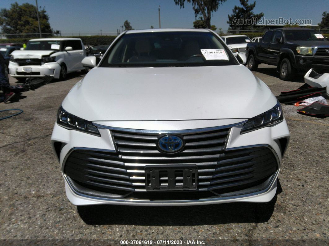 2019 Toyota Avalon Hybrid Xle White vin: 4T1B21FB7KU002983