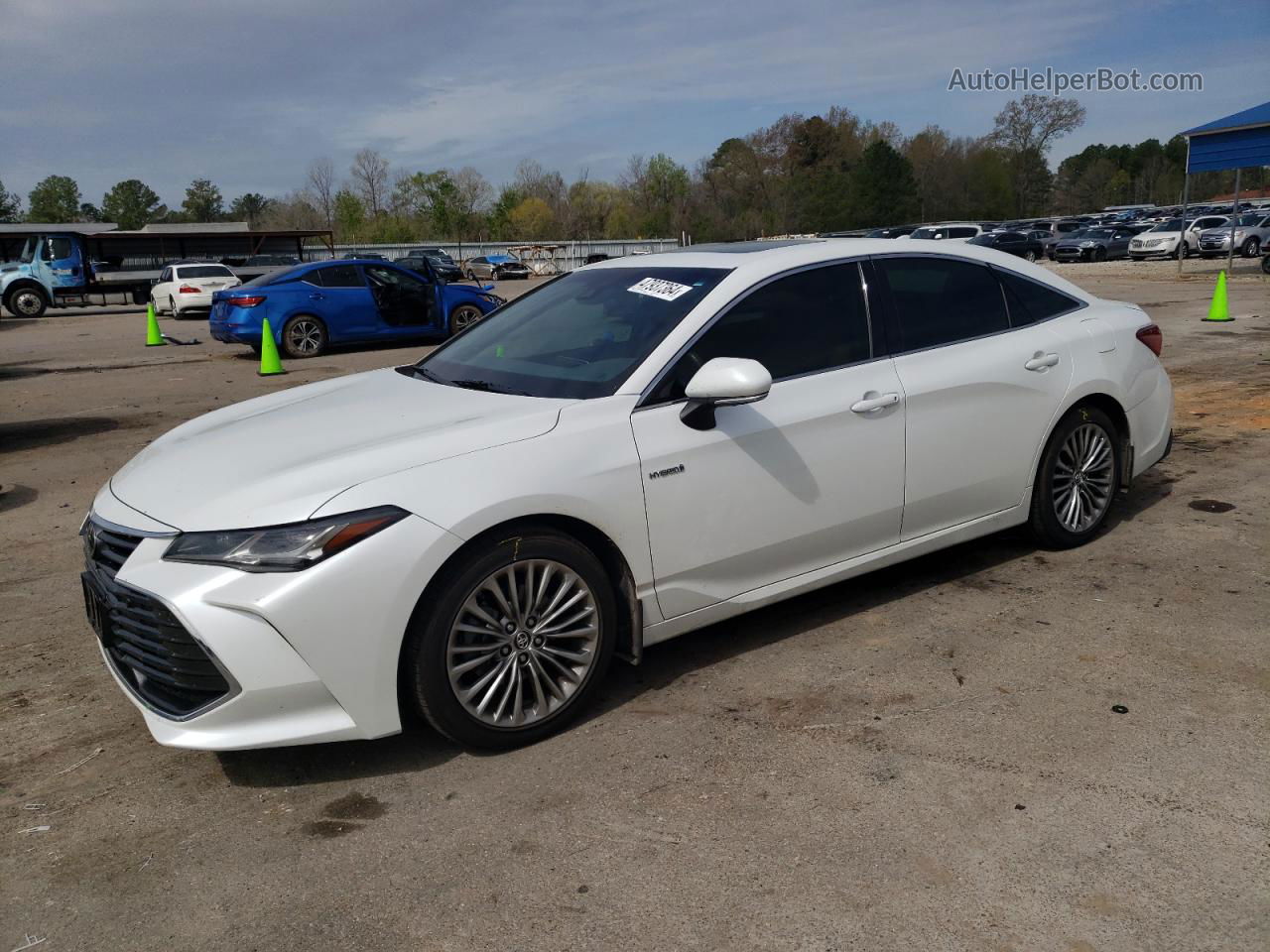 2019 Toyota Avalon Xle Белый vin: 4T1B21FB7KU007312