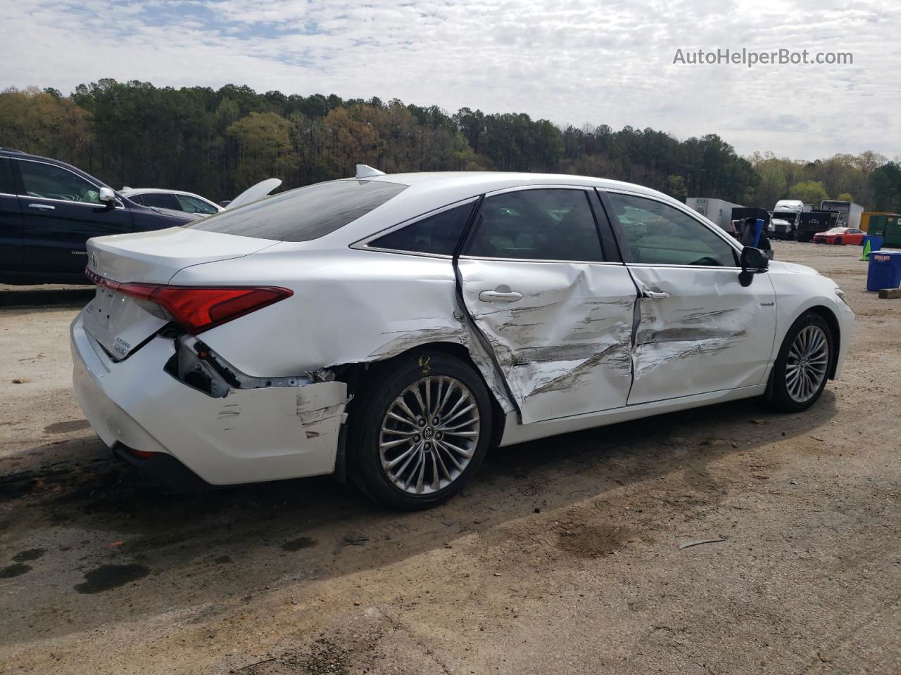 2019 Toyota Avalon Xle Белый vin: 4T1B21FB7KU007312