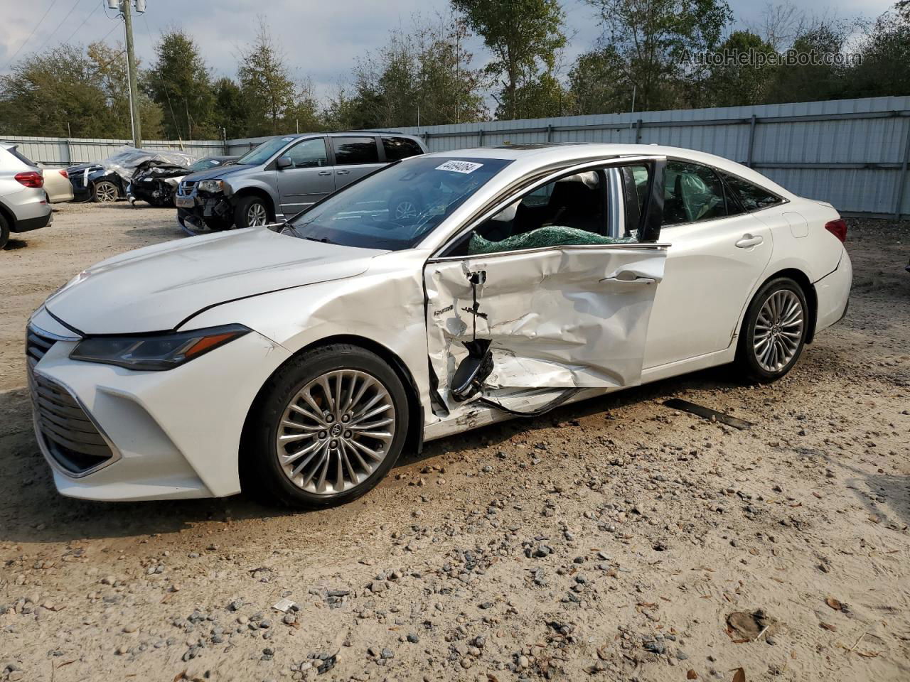 2019 Toyota Avalon Xle White vin: 4T1B21FB7KU007472