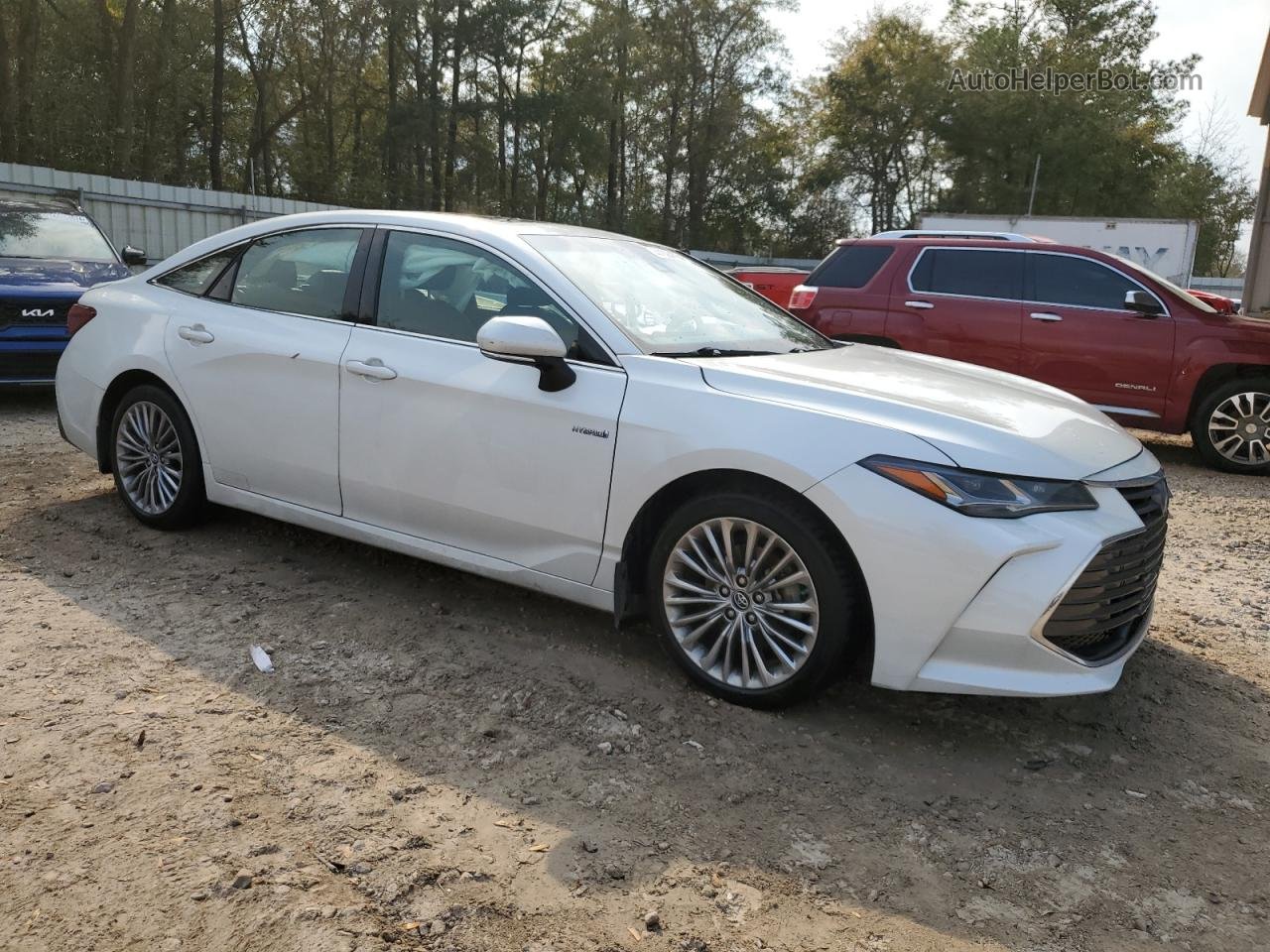 2019 Toyota Avalon Xle White vin: 4T1B21FB7KU007472