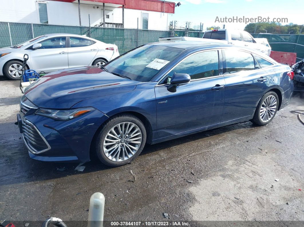 2019 Toyota Avalon Hybrid Синий vin: 4T1B21FB7KU010100