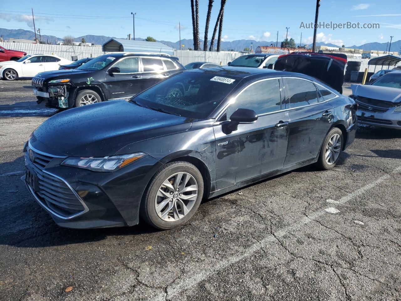 2019 Toyota Avalon Xle Черный vin: 4T1B21FB9KU006730