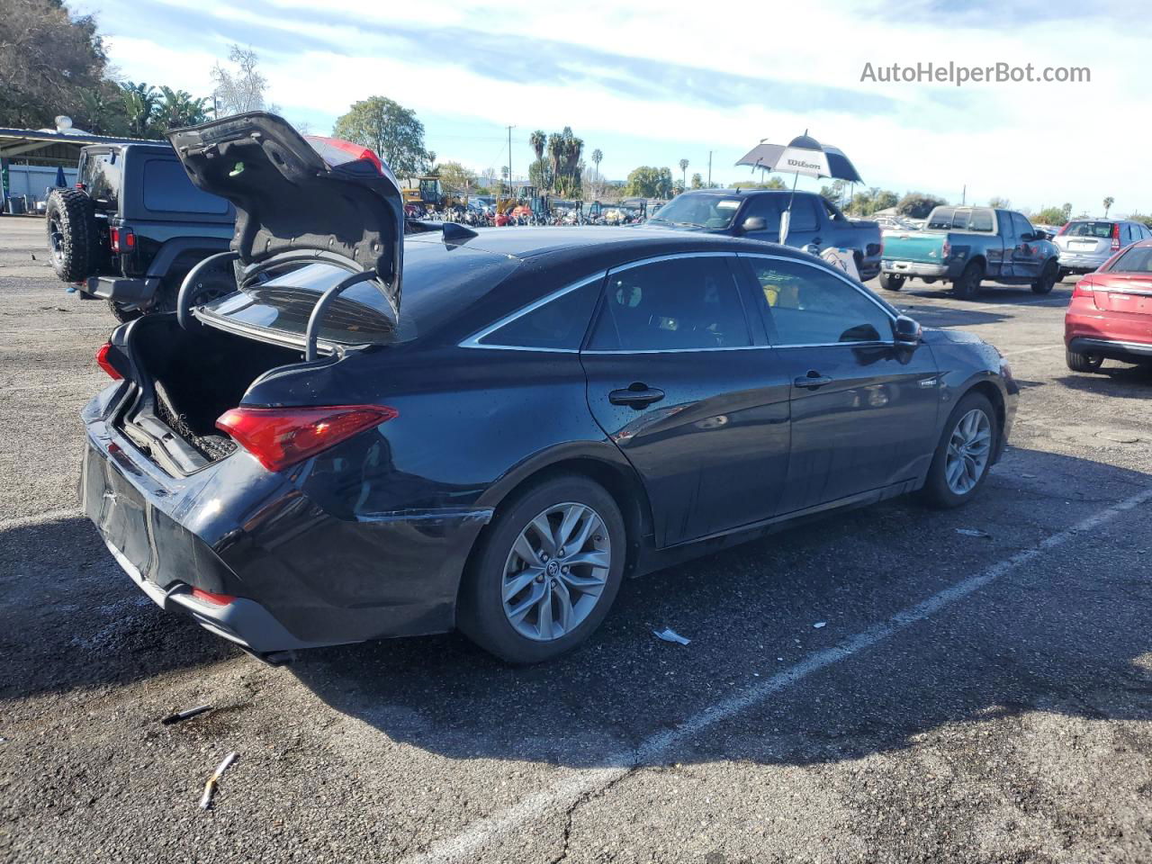 2019 Toyota Avalon Xle Черный vin: 4T1B21FB9KU006730