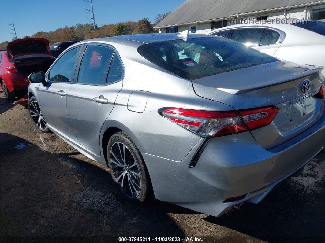 2019 Toyota Camry Hybrid Se Silver vin: 4T1B21HK0KU518549