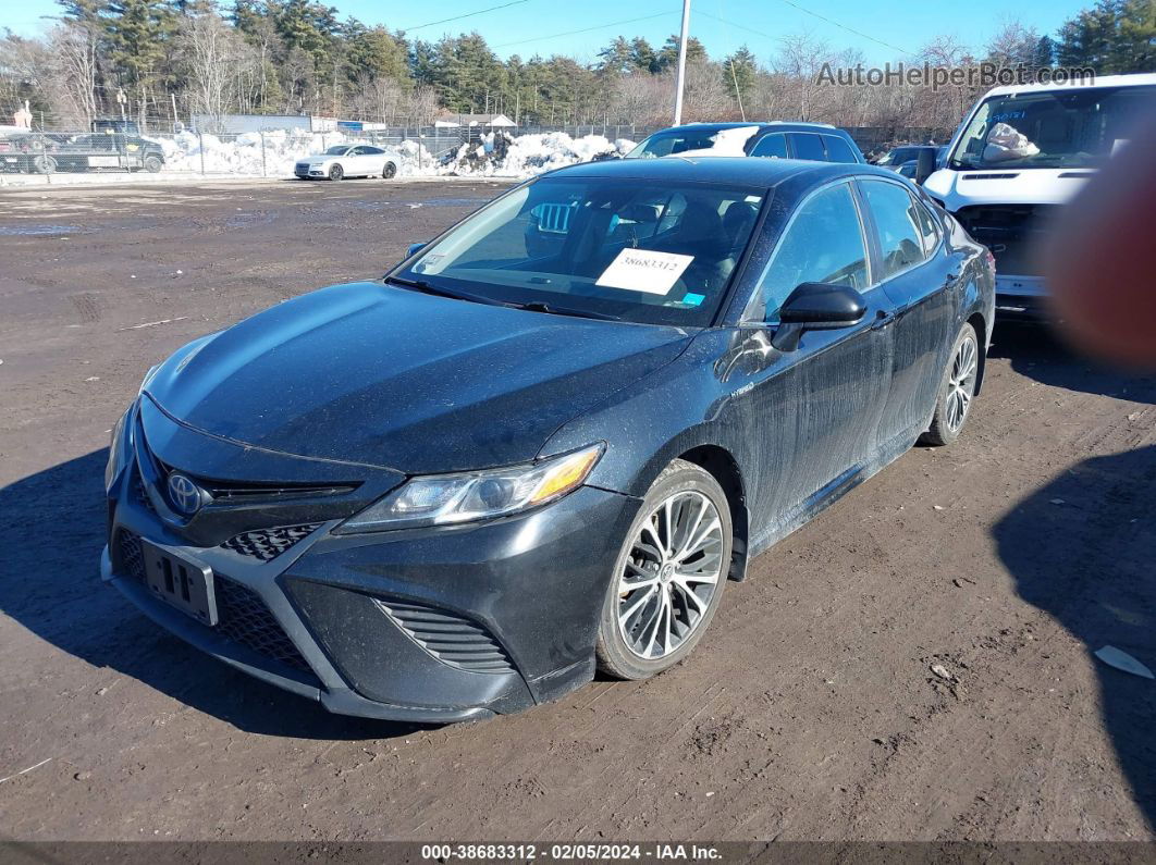 2019 Toyota Camry Hybrid Se Black vin: 4T1B21HK1KU011076