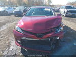 2019 Toyota Camry Hybrid Xle Red vin: 4T1B21HK1KU511674